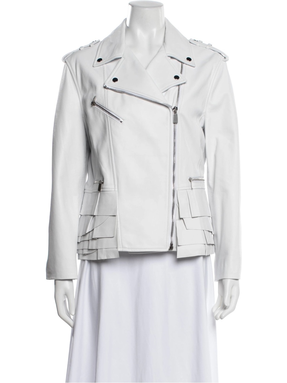 Michael Kors Collection 100% Lamb Leather Jacket Size 6